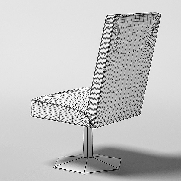 3d model driade leg caffe - driade one leg caffe stool chair by shop3ds